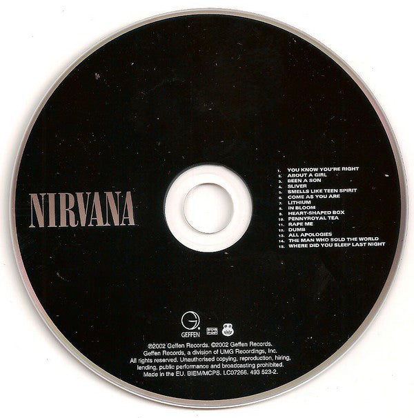 Nirvana : Nirvana (CD, Comp, RM, RP, EDC)
