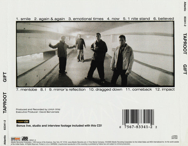 Taproot : Gift (CD, Album, Enh, Com)
