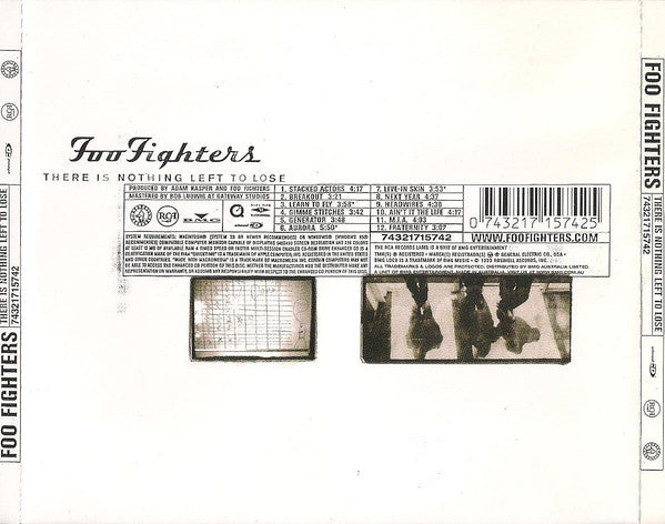Foo Fighters : There Is Nothing Left To Lose (CD, Album, Enh)