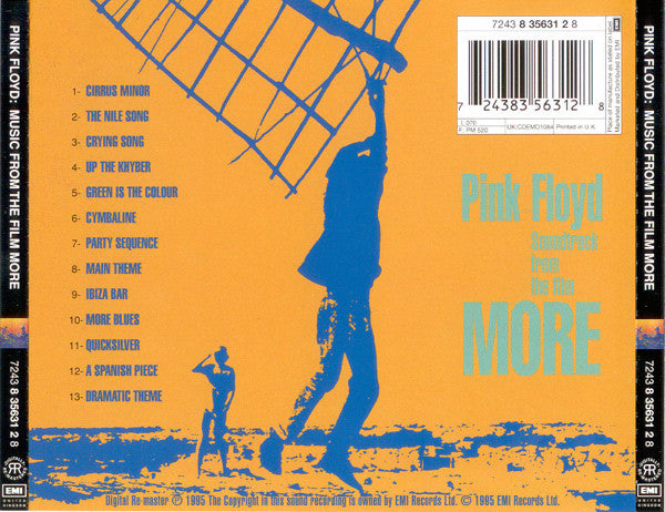 Pink Floyd : Music From The Film More (CD, Album, RE, RM)