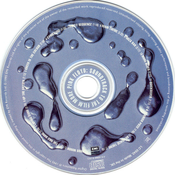 Pink Floyd : Music From The Film More (CD, Album, RE, RM)