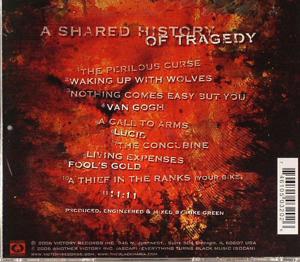 The Black Maria : A Shared History Of Tragedy (CD, Album)