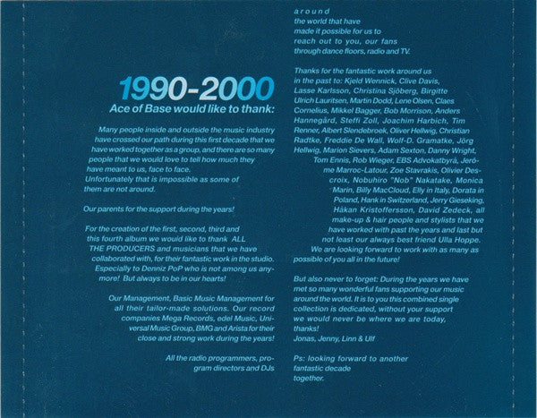 Ace Of Base : Singles Of The 90s (CD, Comp, Blu)