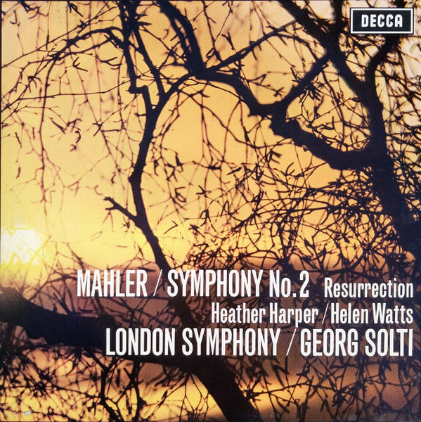 Mahler* / London Symphony* / Georg Solti, Heather Harper, Helen Watts : Symphony No.2 Resurrection (2xLP + Box)