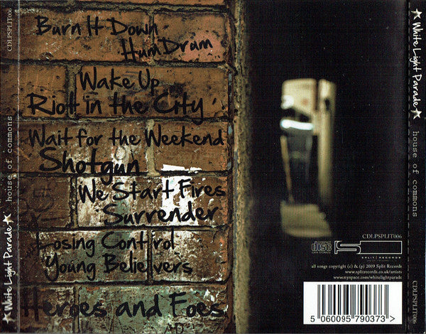 White Light Parade : House Of Commons (CD, Album)