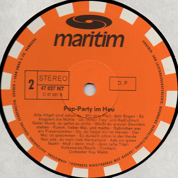 Orchester Kay Webb : Pop Party Im Heu (LP, Album)