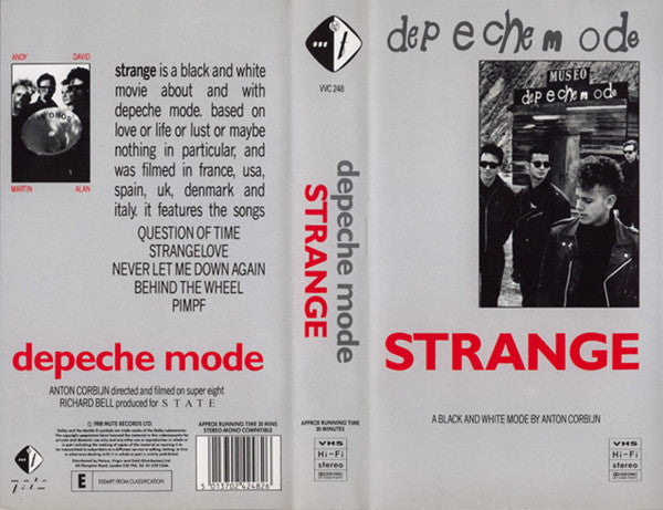 Depeche Mode : Strange (A Black And White Mode By Anton Corbijn) (VHS, PAL)