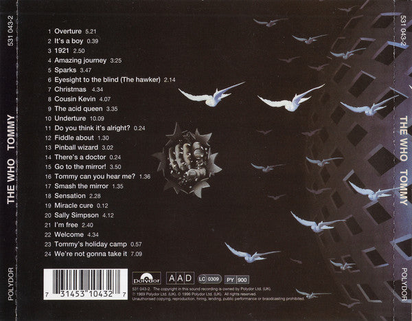The Who : Tommy (CD, Album, RE, RM, RP)