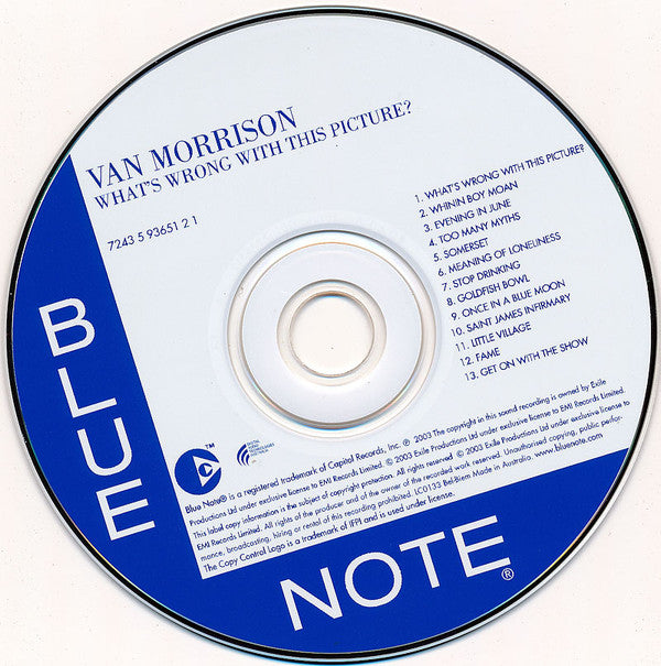 Van Morrison : What's Wrong With This Picture? (CD, Album, Copy Prot.)
