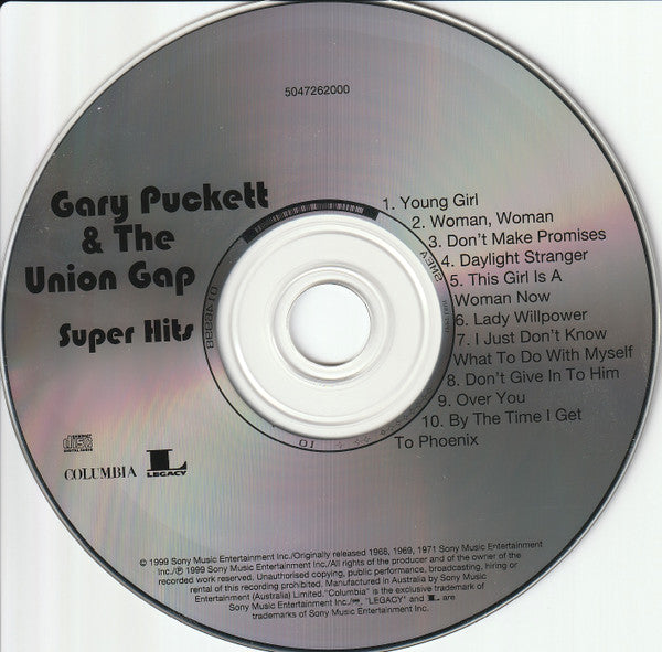 Gary Puckett & The Union Gap : Super Hits (CD, Comp)