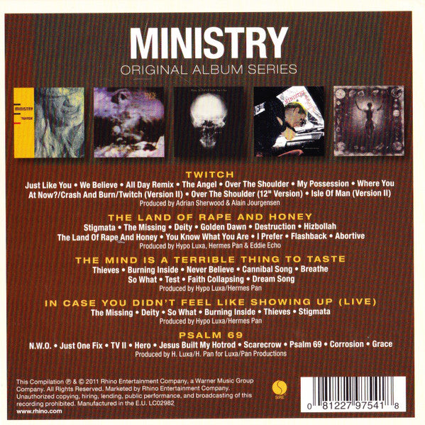 Ministry : Original Album Series (5xCD, Album, Comp)