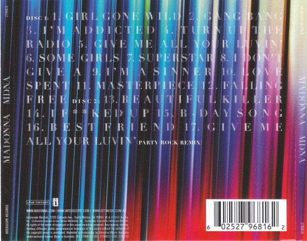 Madonna : MDNA (2xCD, Album, Dlx)