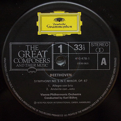 Beethoven* : Symphony No. 5 In C Minor, Opus 67 (LP, RE)