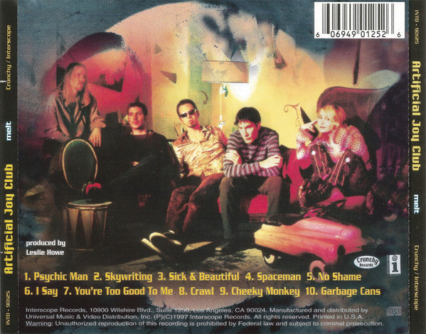 Artificial Joy Club : Melt (CD, Album)
