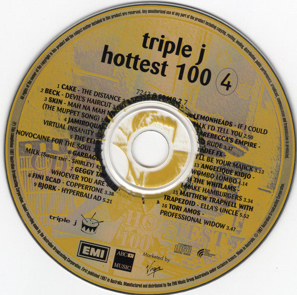 Various : Triple J Hottest 100 4 (2xCD, Comp)