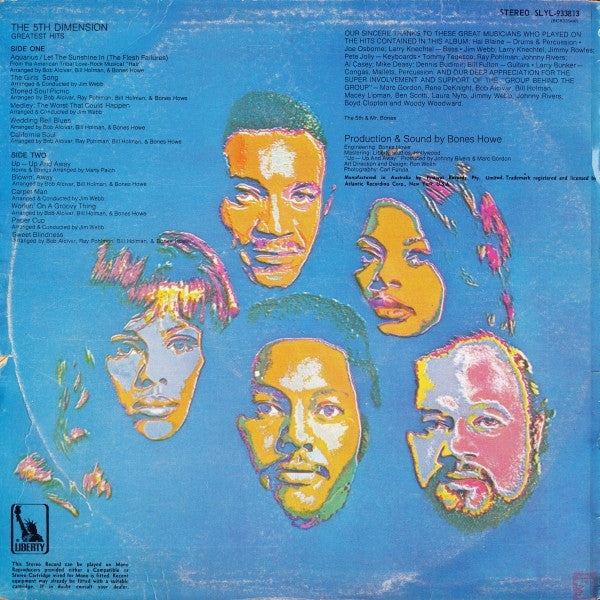 The Fifth Dimension : Greatest Hits (LP, Comp)