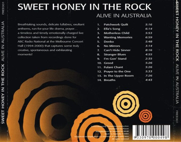 Sweet Honey In The Rock : Alive In Australia (CD, Album)