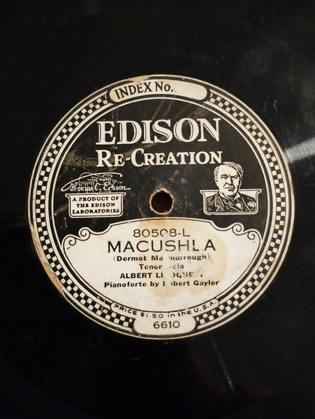 Albert Lindquest : Good Bye / Macushla  (Edison Disc, Pap)