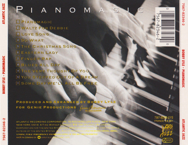 Bobby Lyle : Pianomagic (CD, Album)