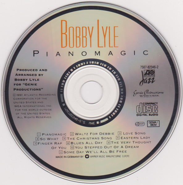 Bobby Lyle : Pianomagic (CD, Album)