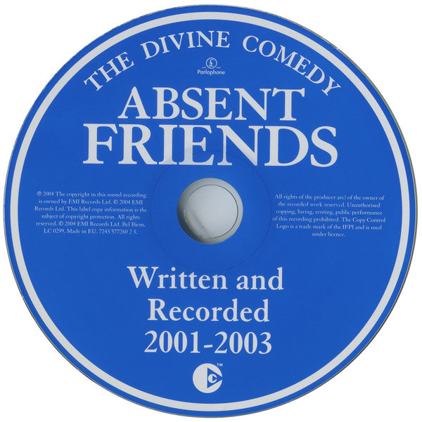 The Divine Comedy : Absent Friends (CD, Album, Copy Prot.)