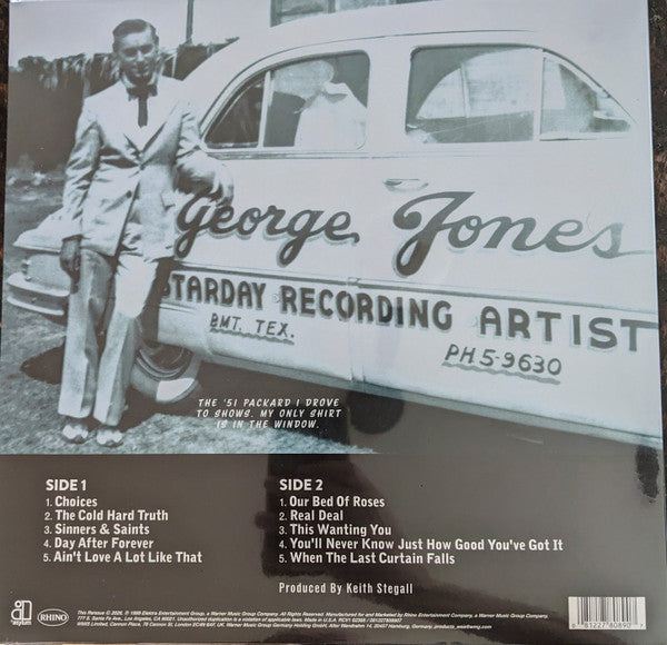 George Jones (2) : Cold Hard Truth (LP, RSD, Ltd, RE, Blu)