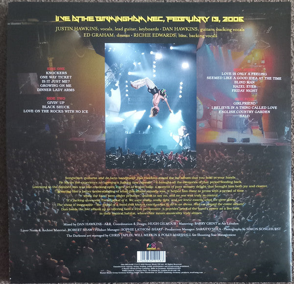 The Darkness : One Way Ticket To Birmingham (Live At The NEC 2006) (2xLP, RSD, Red)