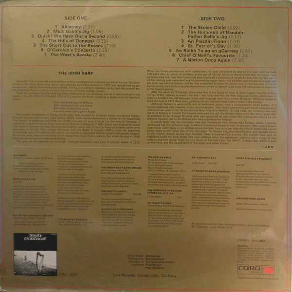 Áine NicGabhann* : Irish Harp (LP)