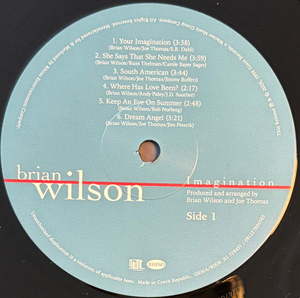 Brian Wilson : Imagination (LP, Album, RSD, RE)
