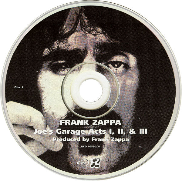 Frank Zappa : Joe's Garage Acts I, II & III (2xCD, Comp, RE, RM)
