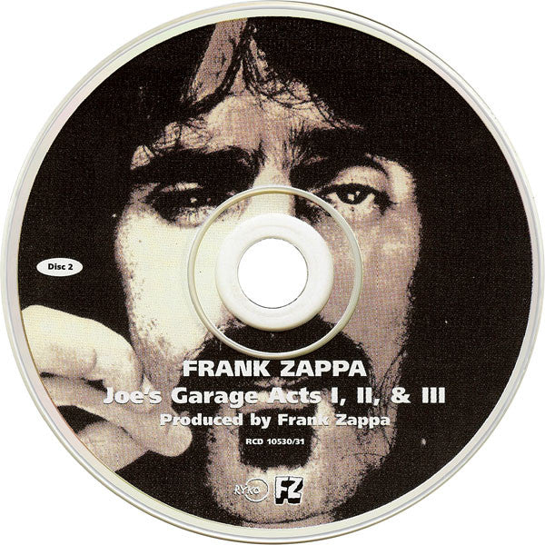 Frank Zappa : Joe's Garage Acts I, II & III (2xCD, Comp, RE, RM)