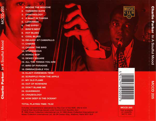 Charlie Parker : In A Soulful Mood (CD, Comp)