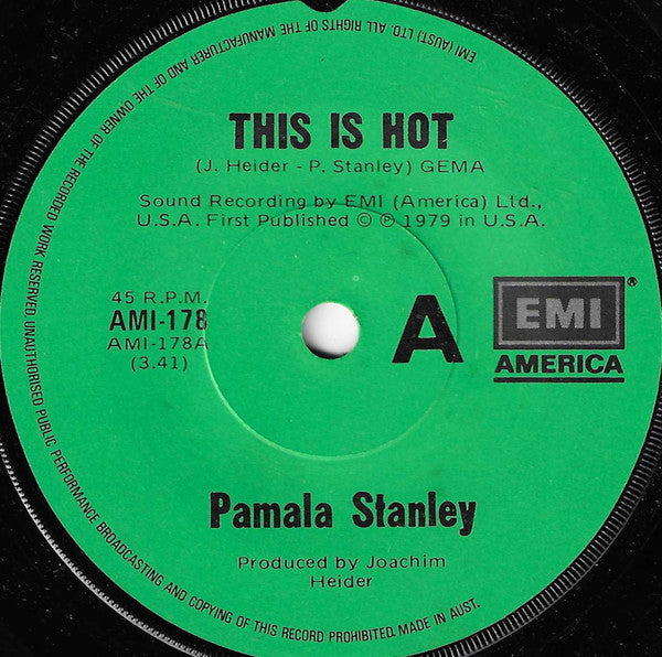 Pamala Stanley : This Is Hot (7", Single)