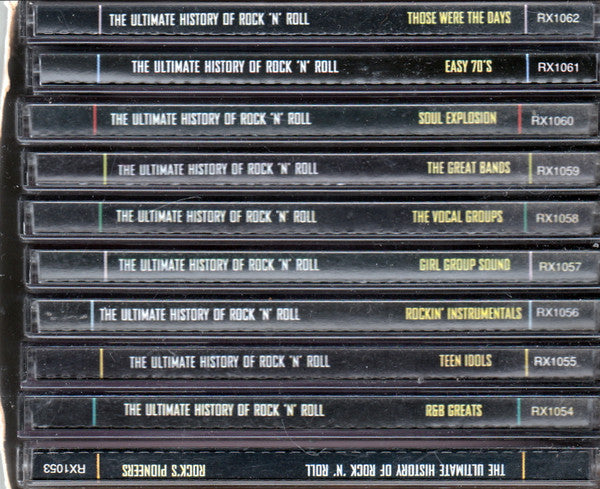 Various : The Ultimate History Of Rock 'N' Roll Collection (10xCD, Comp + Box)