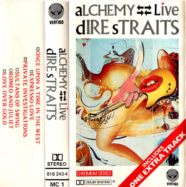 Dire Straits : Alchemy - Dire Straits Live (2xCass, Album, Dol)