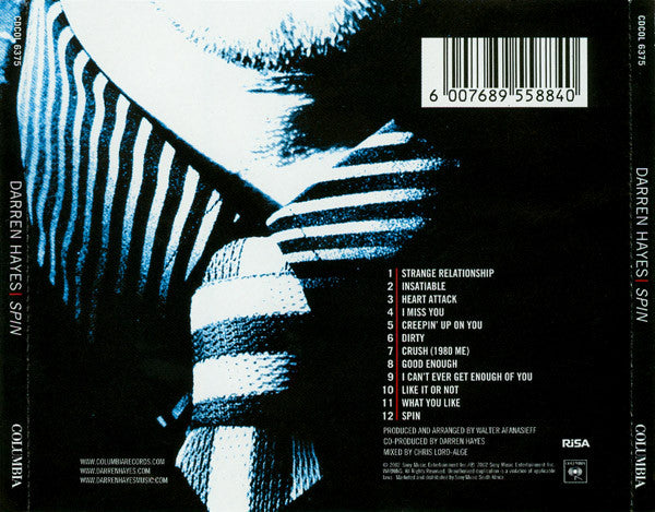 Darren Hayes : Spin (CD, Album, Enh)