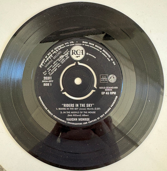 Vaughn Monroe : Riders In The Sky (7", EP)