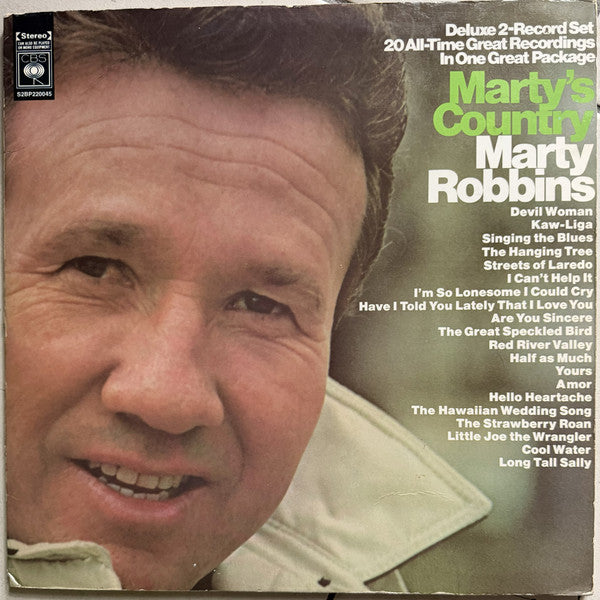 Marty Robbins : Marty's Country (2xLP, Album, Comp, RE)