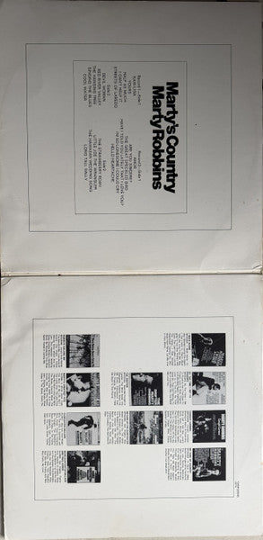 Marty Robbins : Marty's Country (2xLP, Album, Comp, RE)