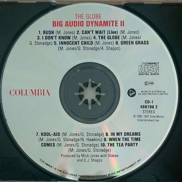 Big Audio Dynamite II : The Globe / Alley Pally - Paradiso (The Live "Official Bootleg") (CD, Album + CD, Album, Ltd)