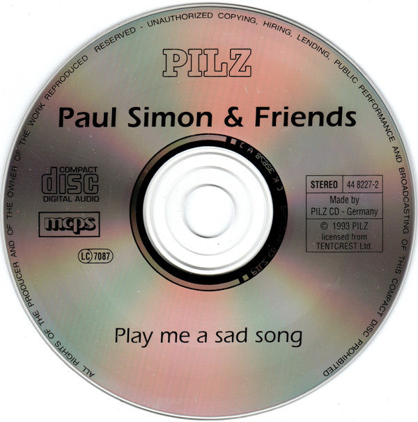 Various : Paul Simon & Friends - Play Me A Sad Song (CD, Comp)