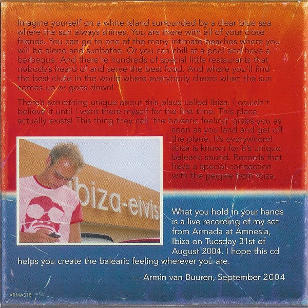Armin van Buuren : Universal Religion 2004, Live From Armada At Ibiza (CD, Comp, Mixed)