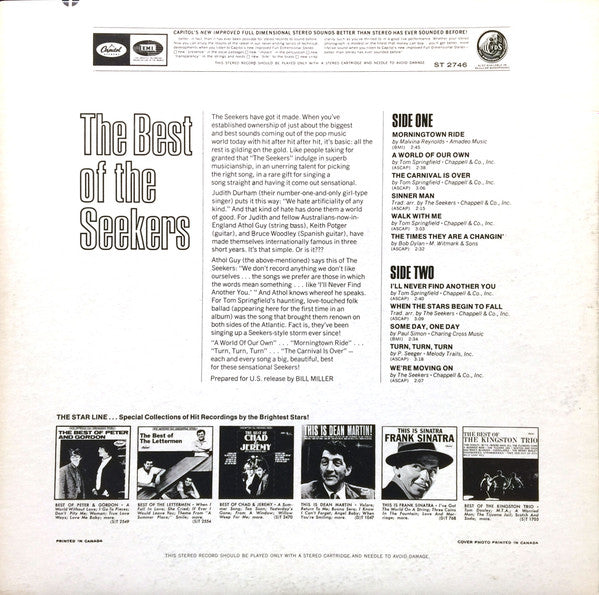 The Seekers : The Best Of The Seekers (LP, Comp)