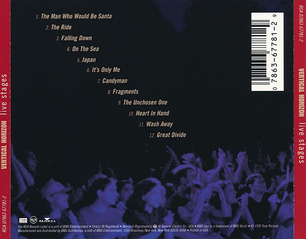 Vertical Horizon : Live Stages (CD, Album, RE)