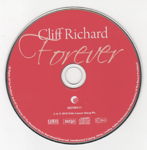 Cliff Richard : Forever (CD, Comp)