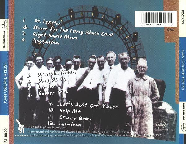 Joan Osborne : Relish (CD, Album, Club, CRC)