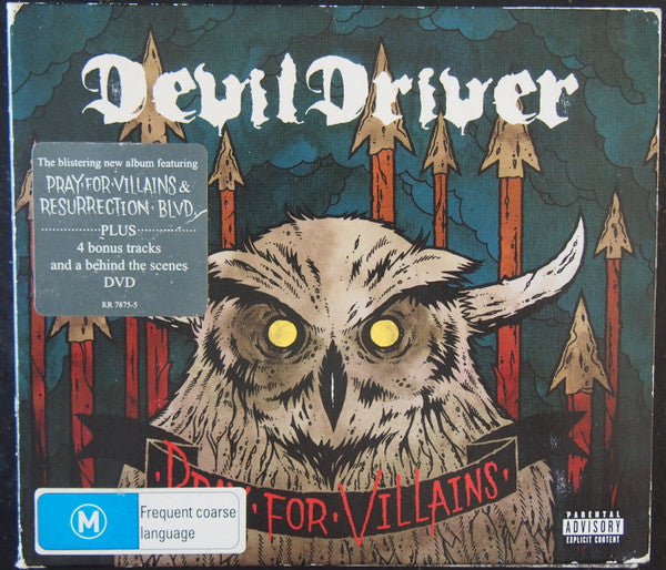 DevilDriver : Pray For Villains (CD, Album + DVD-V + S/Edition, Dig)