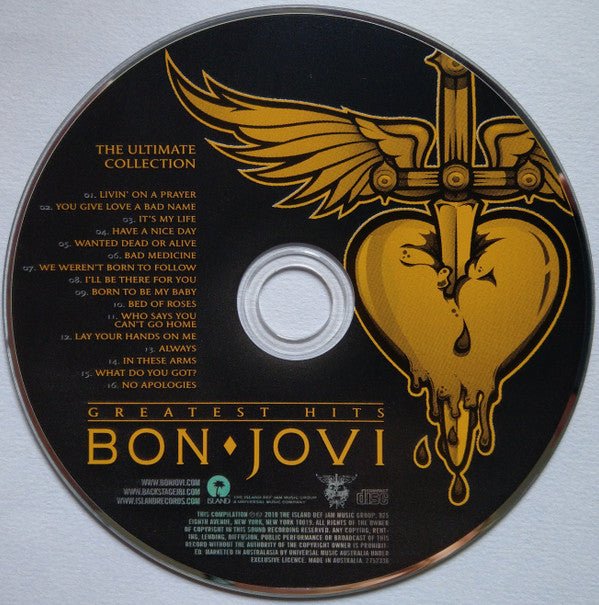 Bon Jovi : Greatest Hits - The Ultimate Collection (2xCD, Comp)