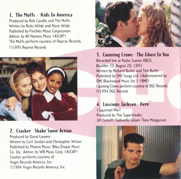 Various : Clueless (Original Motion Picture Soundtrack) (CD, Album, Comp, Club)