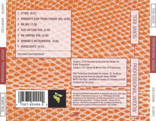 Tori Amos : Professional Widow (CD, Maxi, RP)